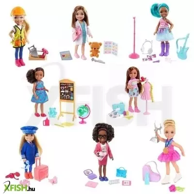 Barbie: Chelsea karrierbaba - többféle