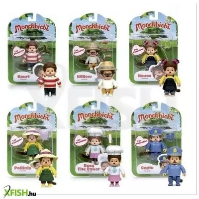 Monchhichi: Figurák, 8 cm - többféle