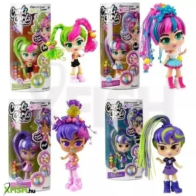 CurliGirls - Varázslokni Babák: Göndör fürtök szett, többféle