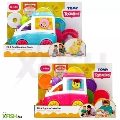 Tomy Toomies: Vidám fagyiskocsik foglalkoztató - többféle