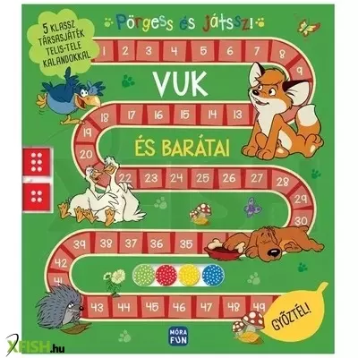 Vuk: Pörgőkockás társasjáték könyv