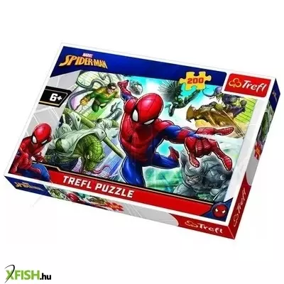 Trefl: Marvel Pókember született hősök puzzle - 200 darabos