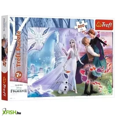 Trefl: Jégvarázs 2. Varázslatos nővérek világa puzzle - 200 darabos
