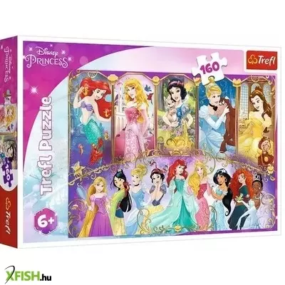 Trefl: Disney hercegnők puzzle - 160 darabos