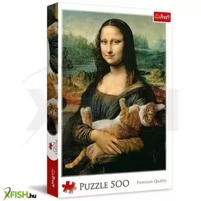 Trefl: Mona Lisa és a doromboló macska puzzle - 500 darabos