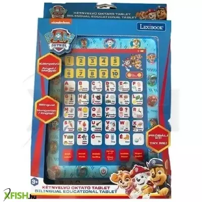 Lexibook: Mancs őrjárat kétnyelvű oktató tablet - magyar és angol