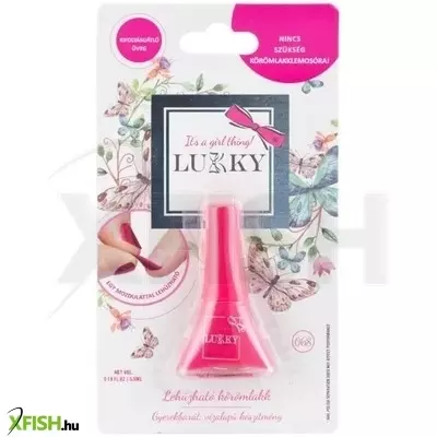 Lukky: Lehúzható körömlakk - pasztell rózsaszín