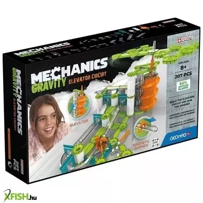 Geomag Mechanics: 207 darabos készlet - Gravity Elevator Circuit