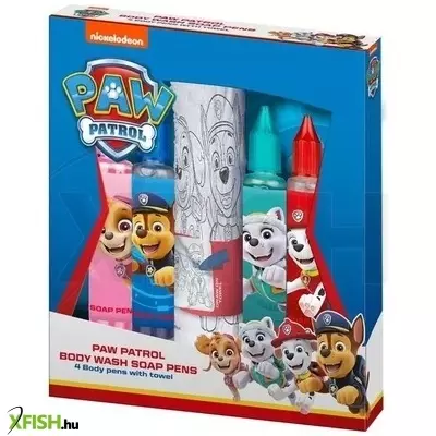 Mancs Őrjárat: Szappantollak kifesthető törölközővel