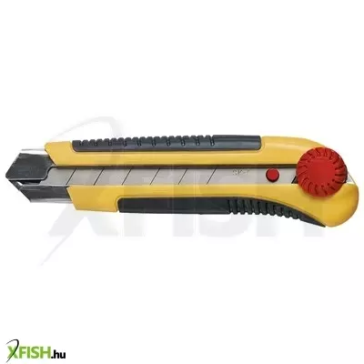 Neotools törhető pengés kés 25mm, tekerős, fém vezetősín