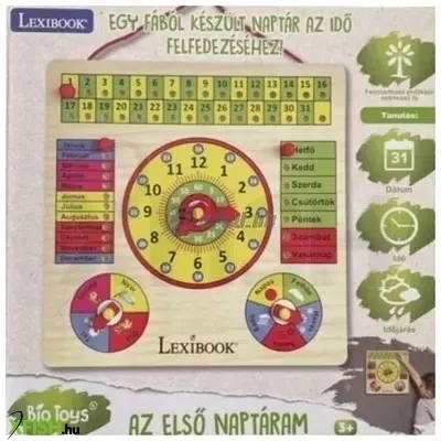 Lexibook: Az első naptáram, magyar nyelvű tanulójáték