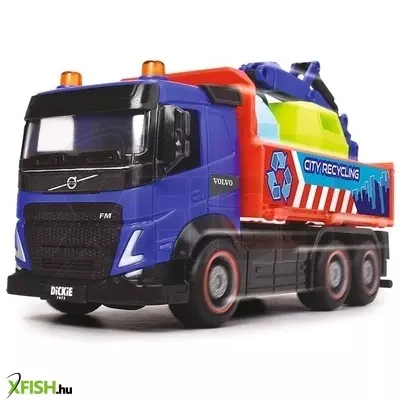 Dickie: City Truck Volvo szelektív hulladékszállító - 23 cm