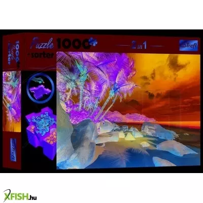 Trefl: Tengerpart puzzle - 1000 darabos + szortírozó tálca