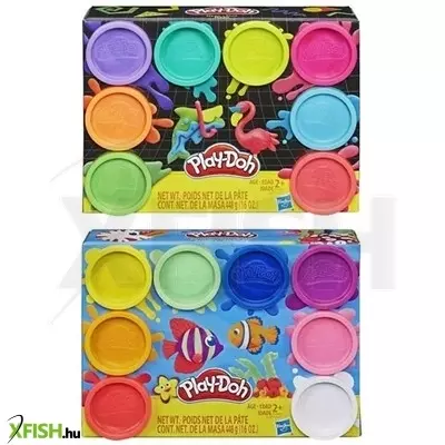 Play Doh 8-as csomag - többféle