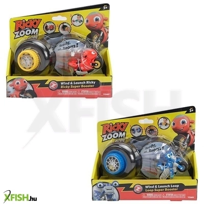 Ricky Zoom: tekerős kilövő figurával - többféle