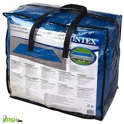 Intex: Szögletes szolár medencetakaró - 549 x 274 cm-es medencékhez