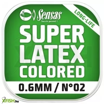 Sensas Super Latex Colored Színes Latex Gumi 0.90 Mm 6 m