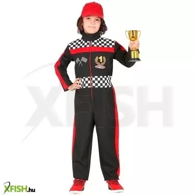 Formula 1 autóversenyző jelmez - 116 cm