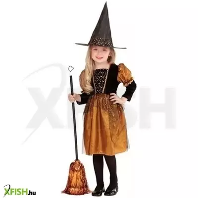 Boszorkány jelmez - 116 cm