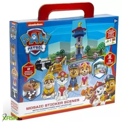 Mancs őrjárat: Matricamozaik készlet táskában