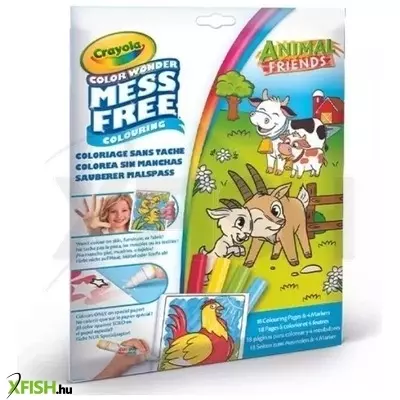 Crayola: Color Wonder Állatok a tanyán maszatmentes kifestő