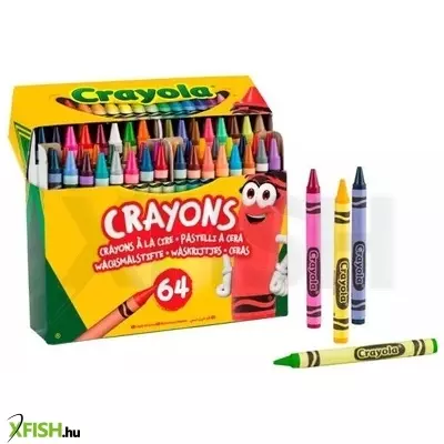 Crayola: Zsírkréta - 64 db-os