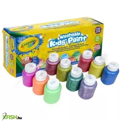 Crayola: Könnyen lemosható festék, Special Effects - 10 db-os
