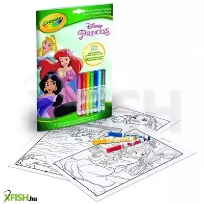 crayola: disney hercegnő kifestő és foglalkoztató