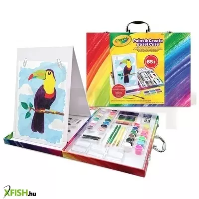 Crayola: Utazó festőkészlet felállítható rajztáblával