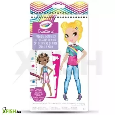 Crayola Creations: Kis divattervező rajzkészlet