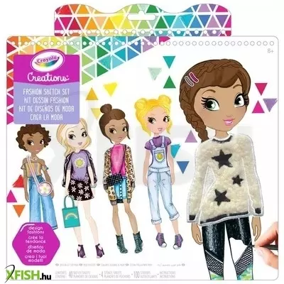 Crayola Creations: Divattervező rajzkészlet