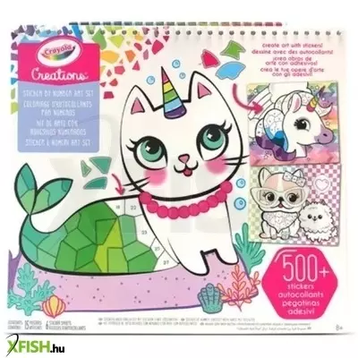 Crayola Creations: Számos matricamozaik alkotófüzet