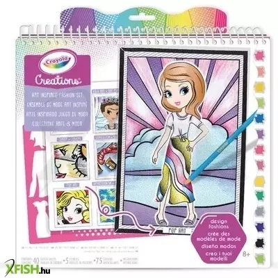 Crayola Creations: Művészet a divatban rajzkészlet