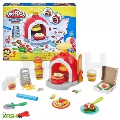 Play-Doh: Pizzéria játékszett - 6 tégely gyurmával