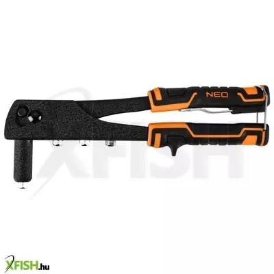 Neotools popszegecshúzó, acél és alumínium szegecsekhez, 60db szegecs, 2,4/3,2/4,0/4,8