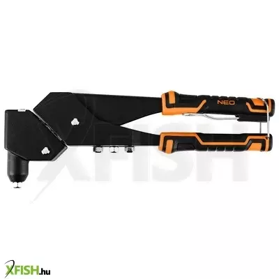 Neotools popszegecshúzó, multi fejbeállítás, acél és alumínium szegecsekhez, 2,4/3,2/4,0/4,8 mm