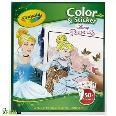 Disney Hercegnők: Kifestő matricákkal