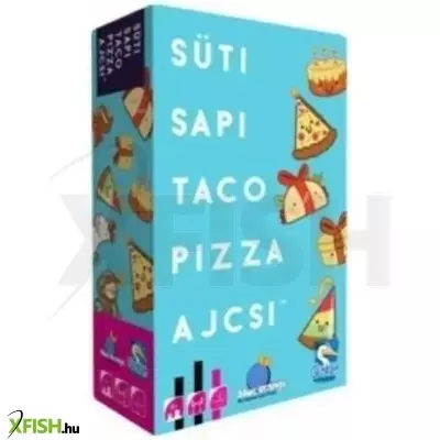Süti, sapi, taco, pizza, ajcsi társasjáték