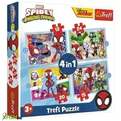 Trefl: Póki és csodálatos barátai, csapat 3 az 1-ben puzzle