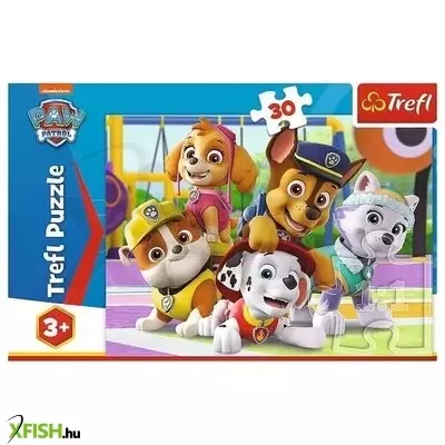 Trefl: Mancs őrjárat, Vidám kutyik – 30 darabos puzzle