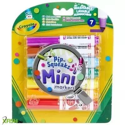 Crayola: Pip-Squeaks mini filctoll szett - 7 db-os
