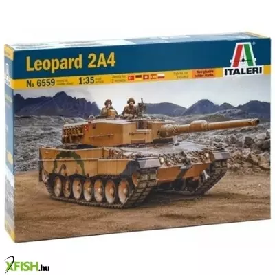 Italeri: Leopard 2A4 harckocsi makett, 1:35
