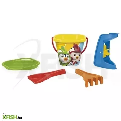 Wader: Szuper szárny vödrös homokozó szett - 5 részes