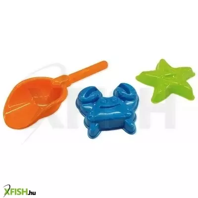 Wader: Homokozó lapát és forma szett - 3 részes