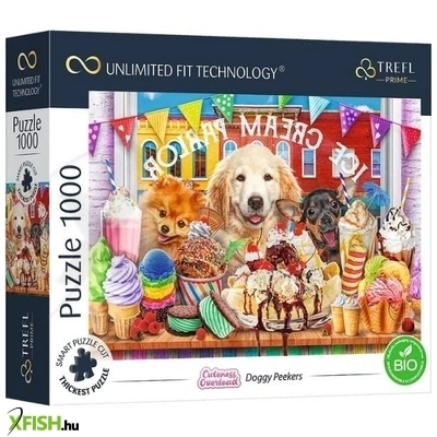 Trefl Prime: Kutyák és finomságok - 1000 darabos kombinálható puzzle