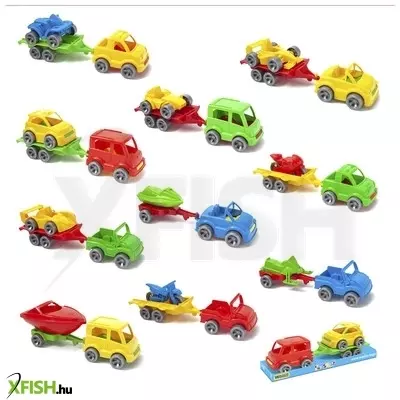 Wader: Kid cars sportautók utánfutóval - többféle