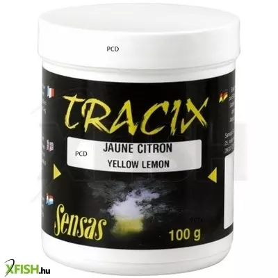 Sensas Tracix Etetőanyag Színező Por 100G Jaune Citron Sárga