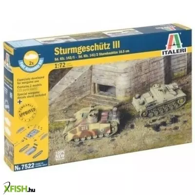 italeri: sturmgeschutz iii sd.tank makett ragasztóval, 1:72