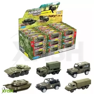 Welly: Fém katonai jármű szortiment 1:60