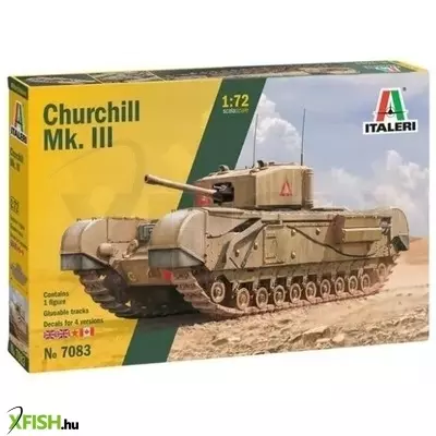 Italeri: Churchill Mk. III tank makett, 1:72